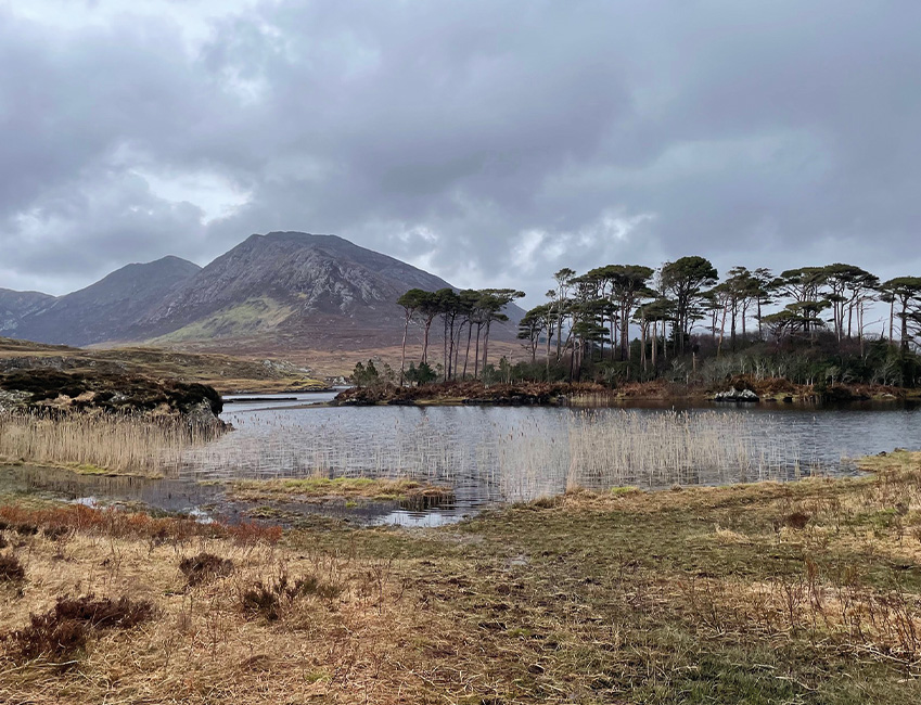 les lacs gris du connemara en Irlande