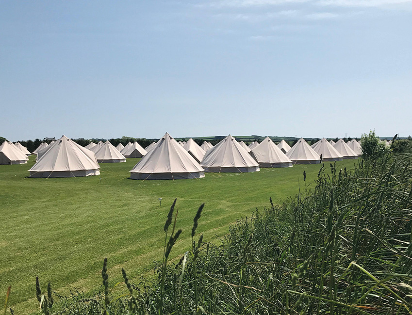 campement ile de man