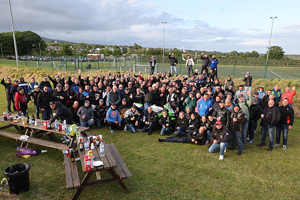 ambiance du tourist trophy sur l'ile de man