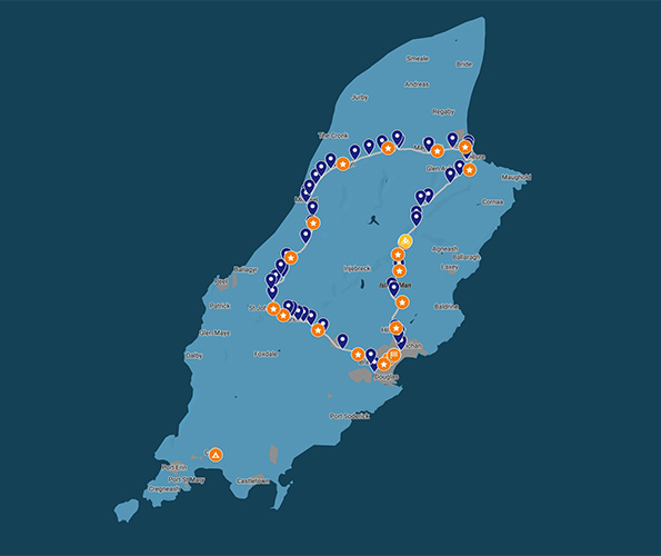 tracé du circuit du Manx GP