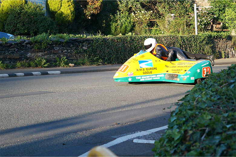 l'histoire des courses de sidecar au tourist trophy