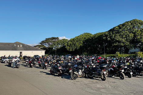 parking moto du camping ile de man tourist trophy